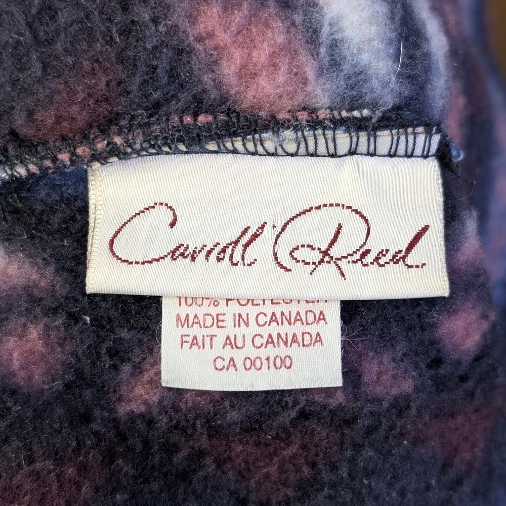 Vintage 90s Nordic Fleece Button-Up | Made In Canada | Size Large - Picture 7 of 7
